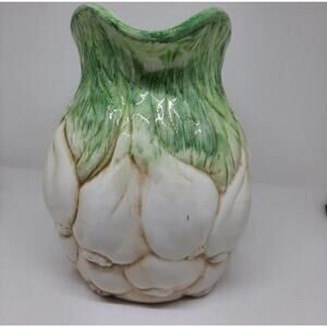 Vintage Italian Valli Ceramiche Garlic Bulb Pitcher